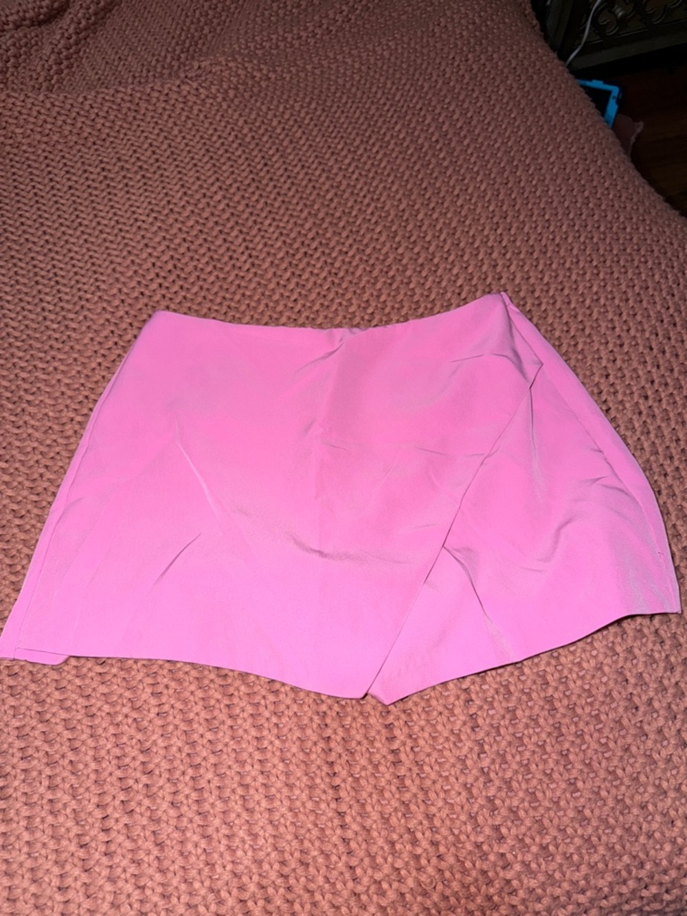Gianni Bini pink Wrap-Front Skort Shorts